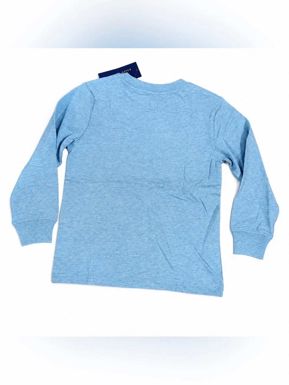 Kids 4T Blue Long Sleeve Shirt Polo Ralph Lauren with Pony Logo NWT